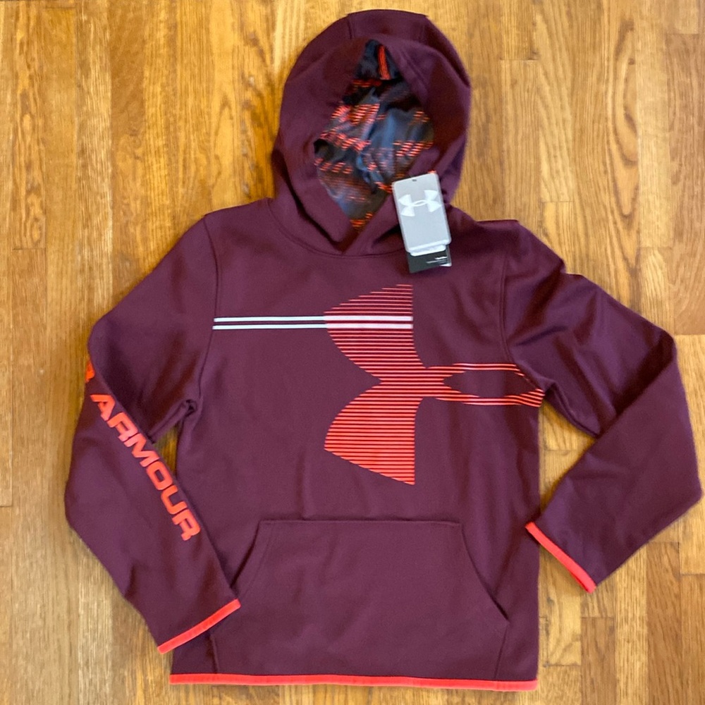 UA maroon hoodie